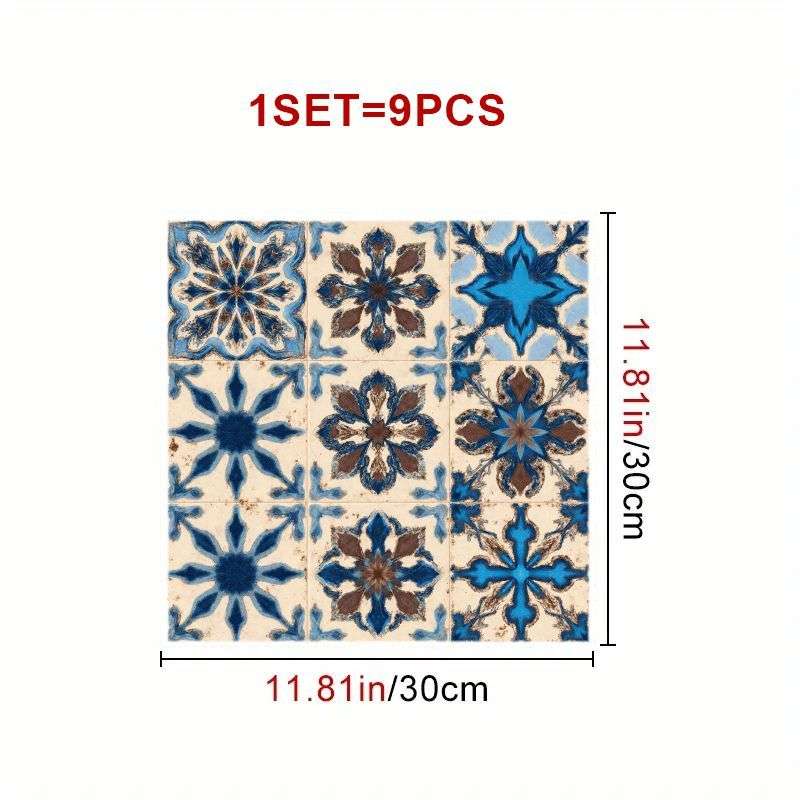 Floor Stickers Quantity 9Pcs