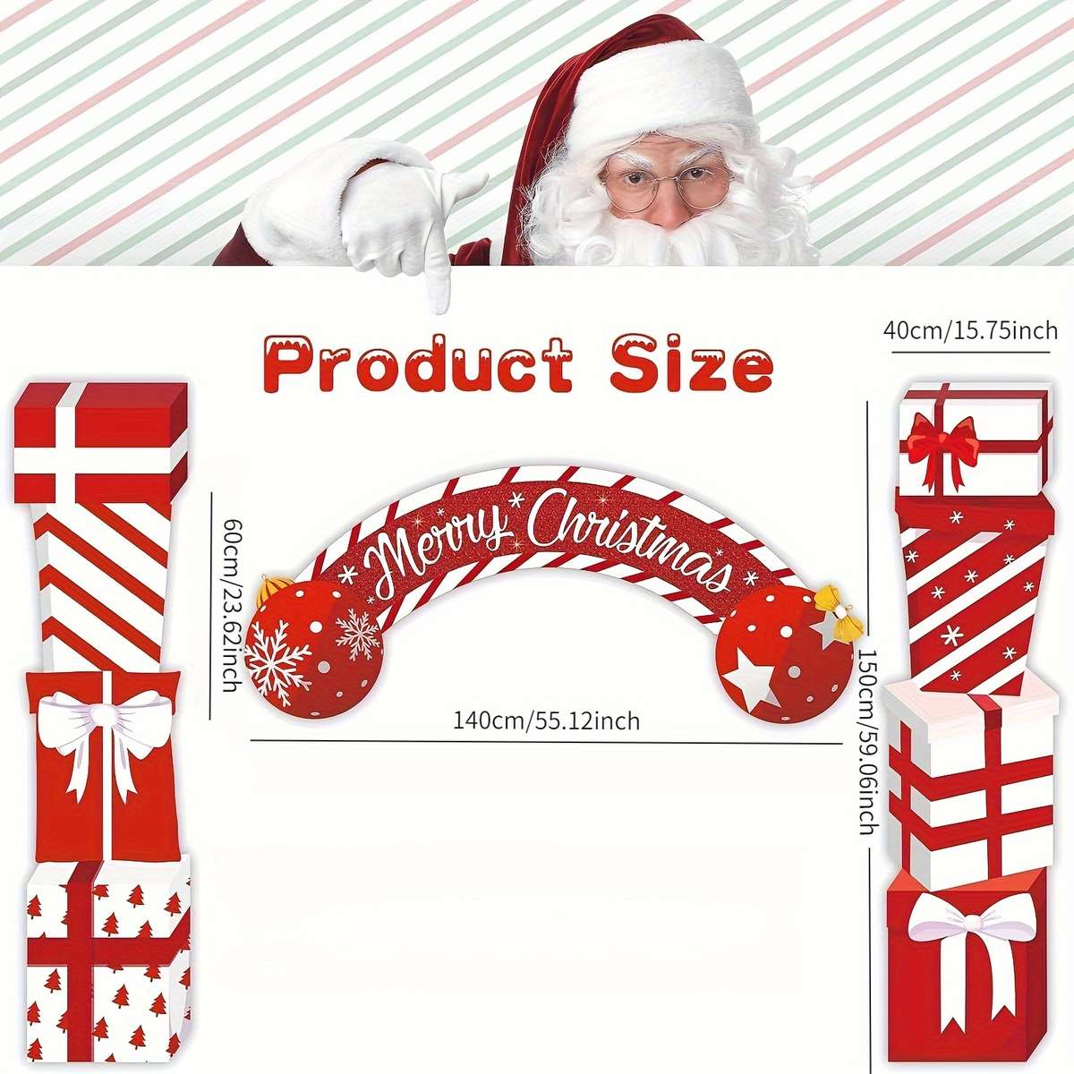 Christmas Decorations Style 3 Piece Set