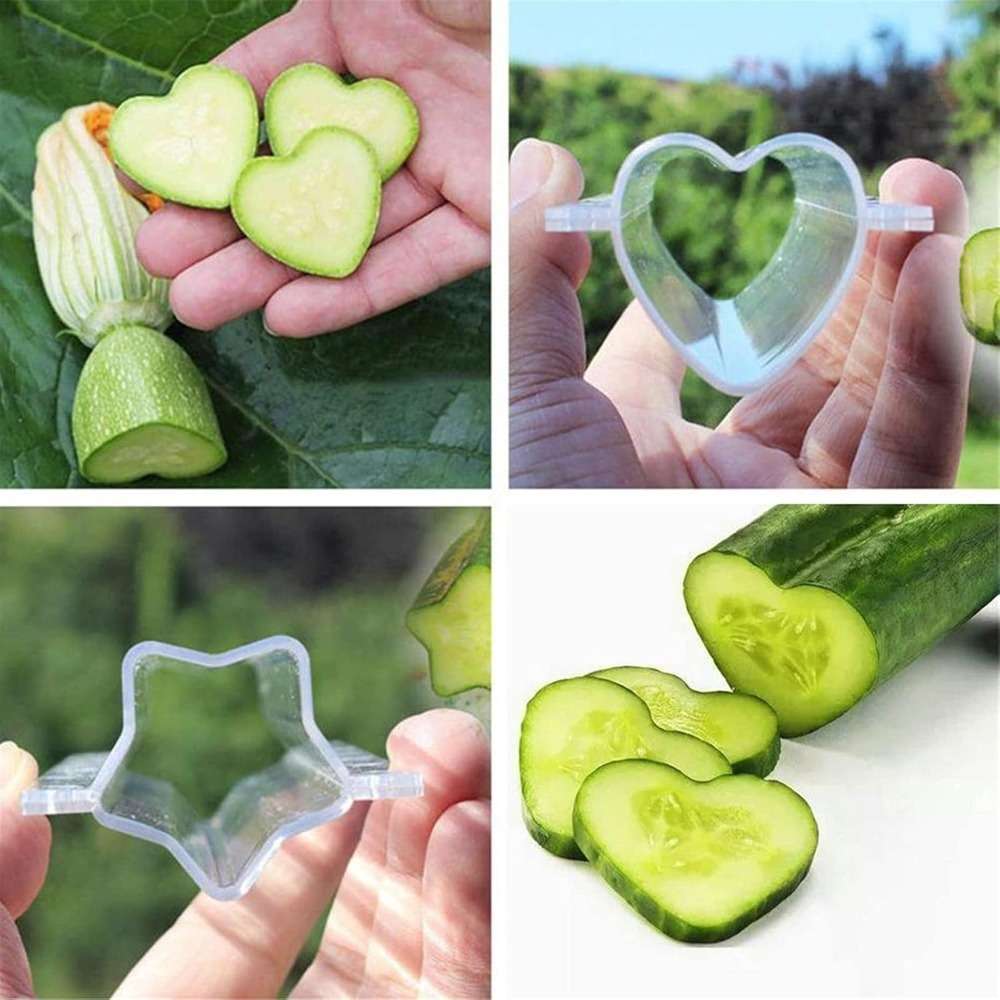 2Pcs Pack Reusable Plastic Cucumber Star