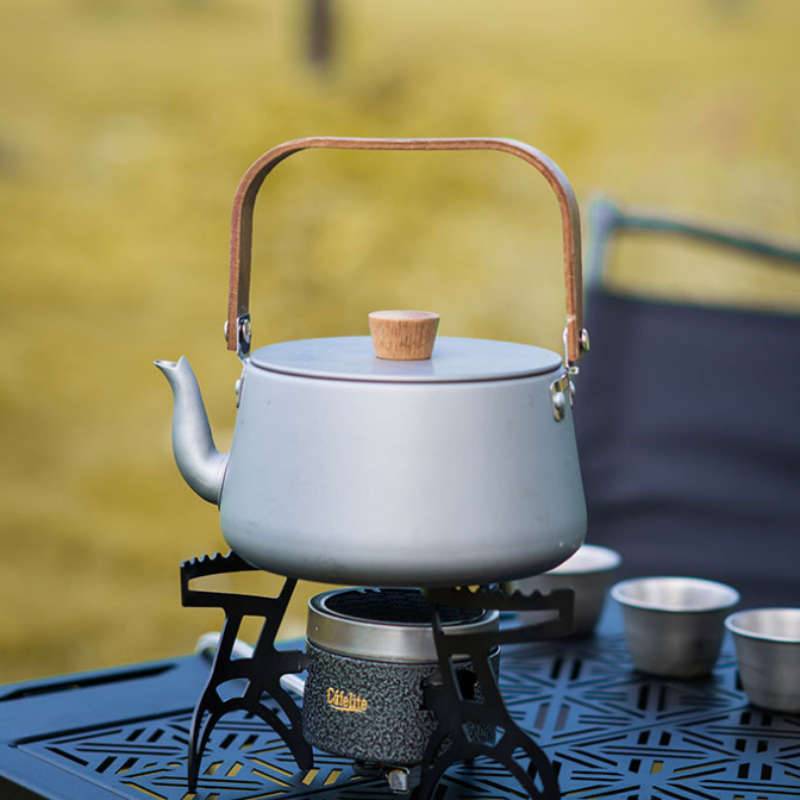 3 Portable Outdoor Gas Stove Windproof Camping Stove Press Power Ignition No