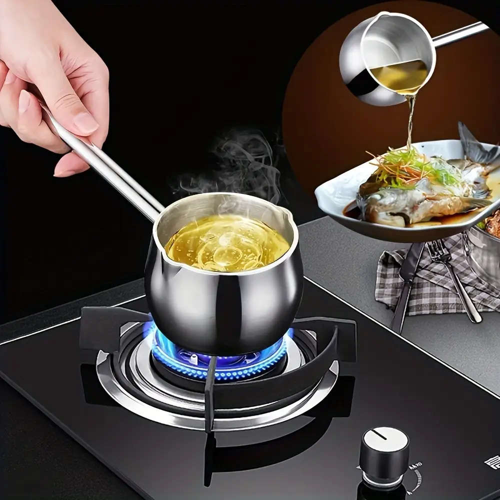 Durable 430 Stainless Steel Mini Pot