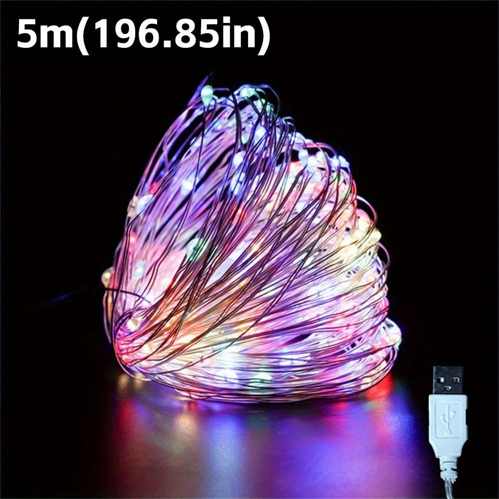 Christmas Lights Colorful Model 5 Meters 50 Lights