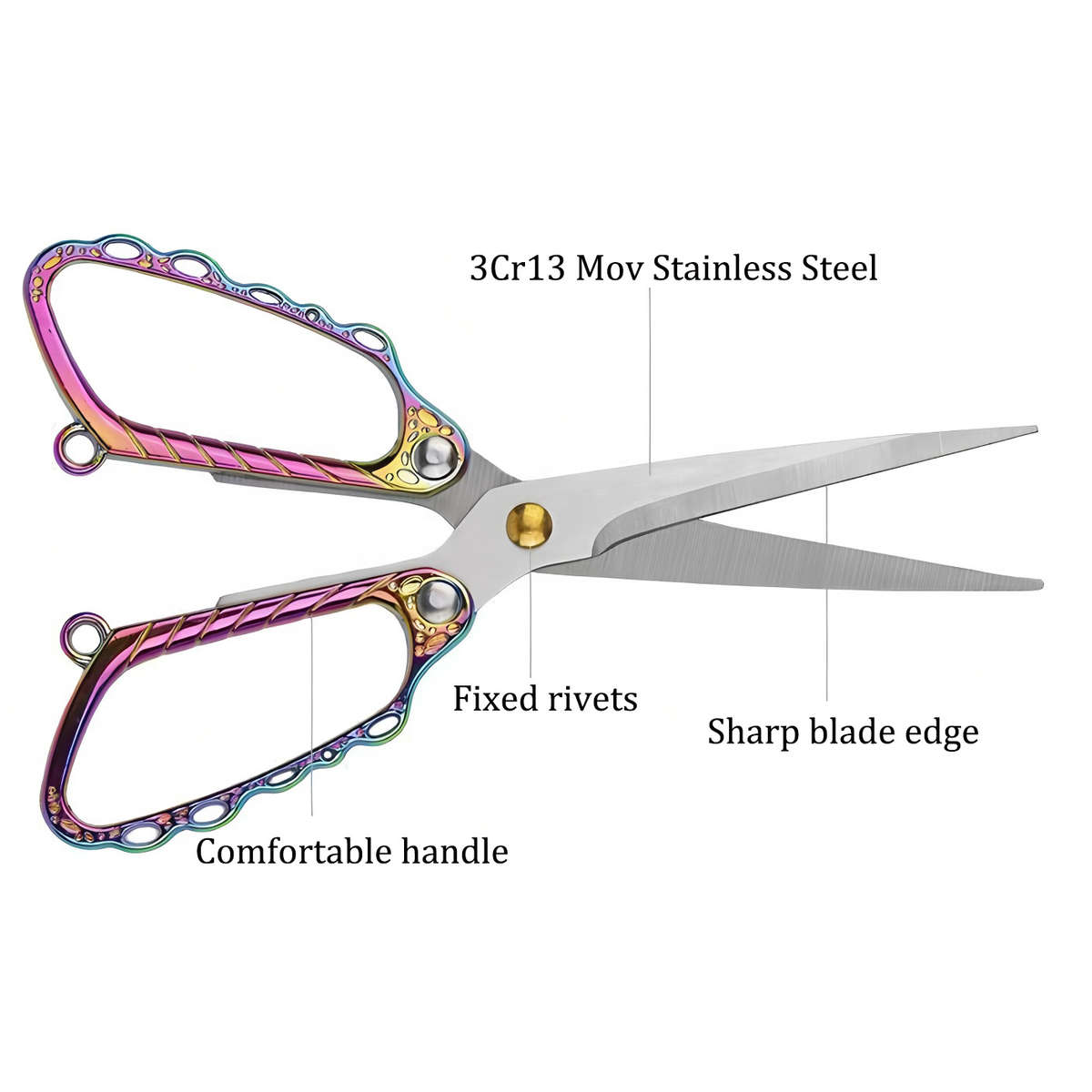 Scissors Style High Quality Scissors Silvery