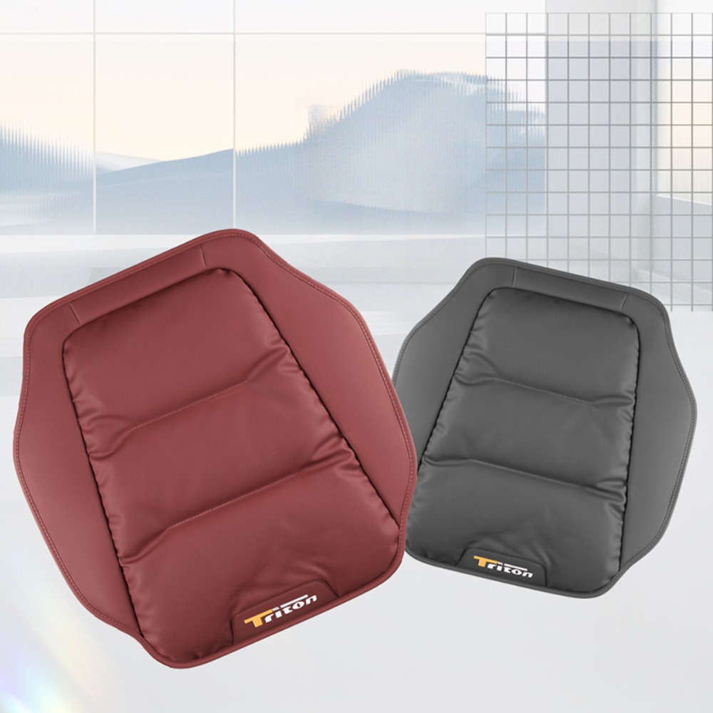 Car Seat Cushion Black Front Square Mat 2Pcs