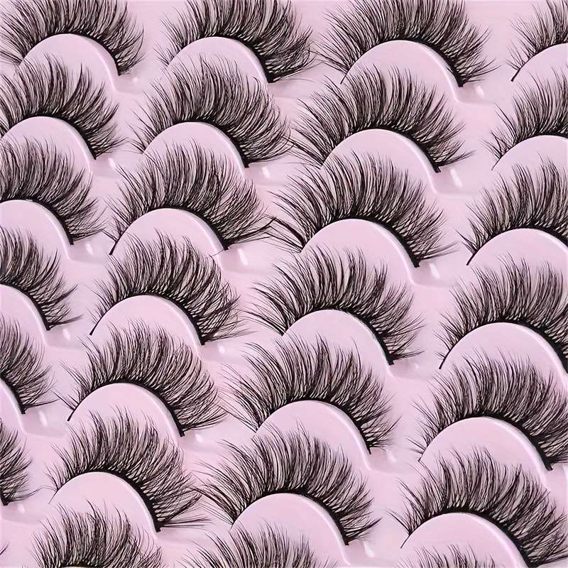False Eyelashes Color 14 Pairs