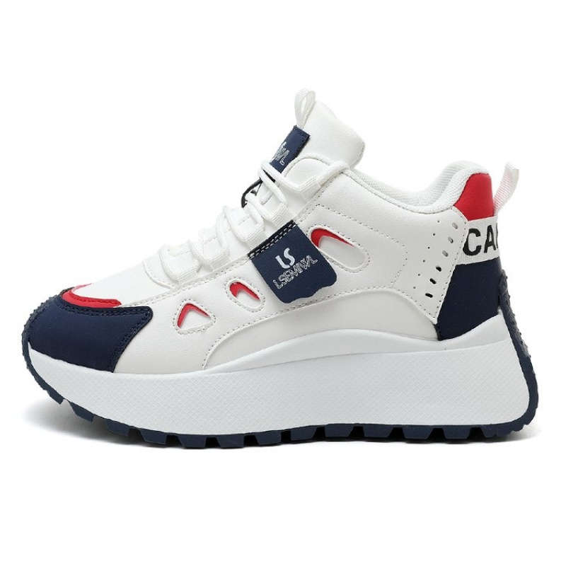 Women S Sneakers Color White Red Sizeuk 4