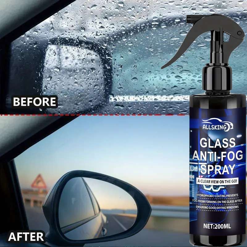 Waterproof Spray For Glass Capacity 200Ml Antifog Solution