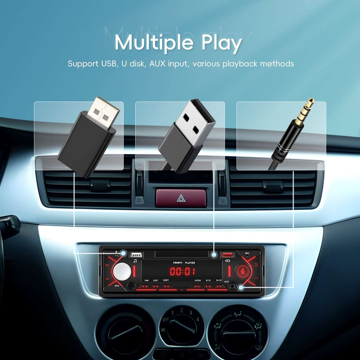 Car Audio  Entertainment System Quantity 1Pc