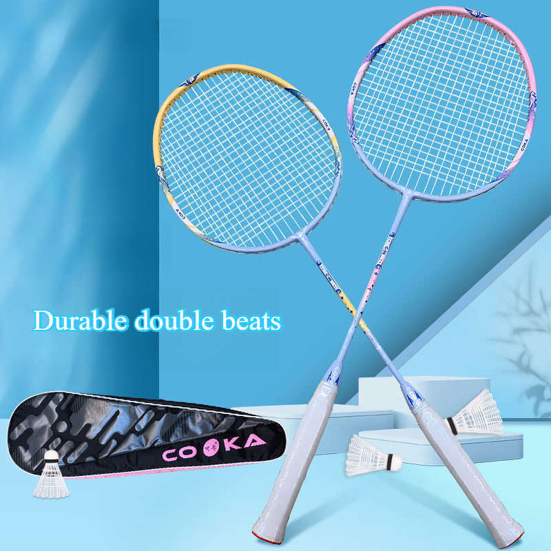 Badminton Racket Color 96  Yellowblue  2 Beats 1 Pack