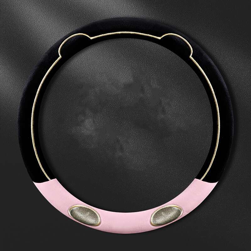 Car Steering Wheel Cover White Model Round