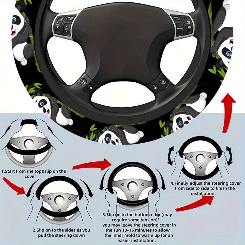 Car Steering Wheel Cover One Size