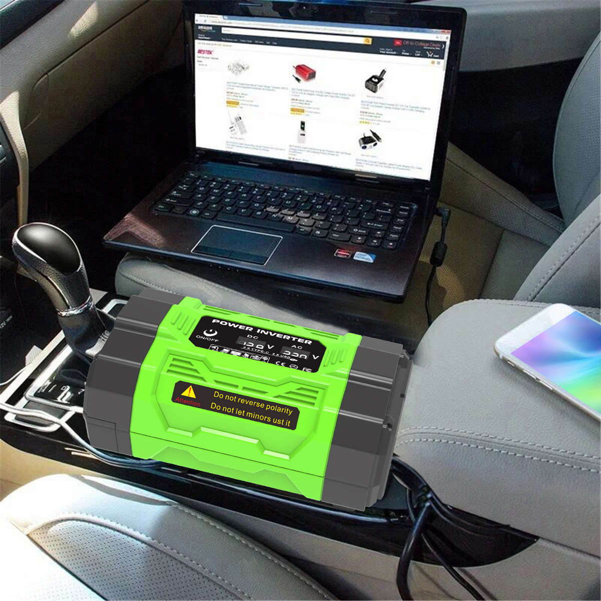 Inverter Model 110V Universal Socket Capacity300W