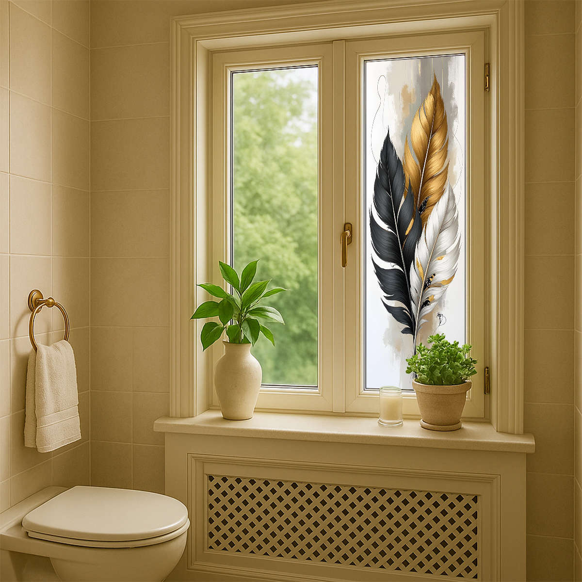 Window Stickers Size 45X100Cm17.7X39.3Inch