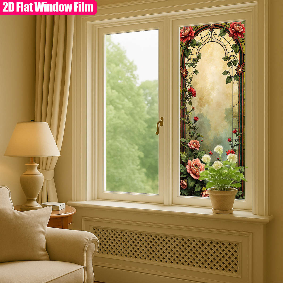 Window Stickers Size 45X100Cm17.7X39.3Inch
