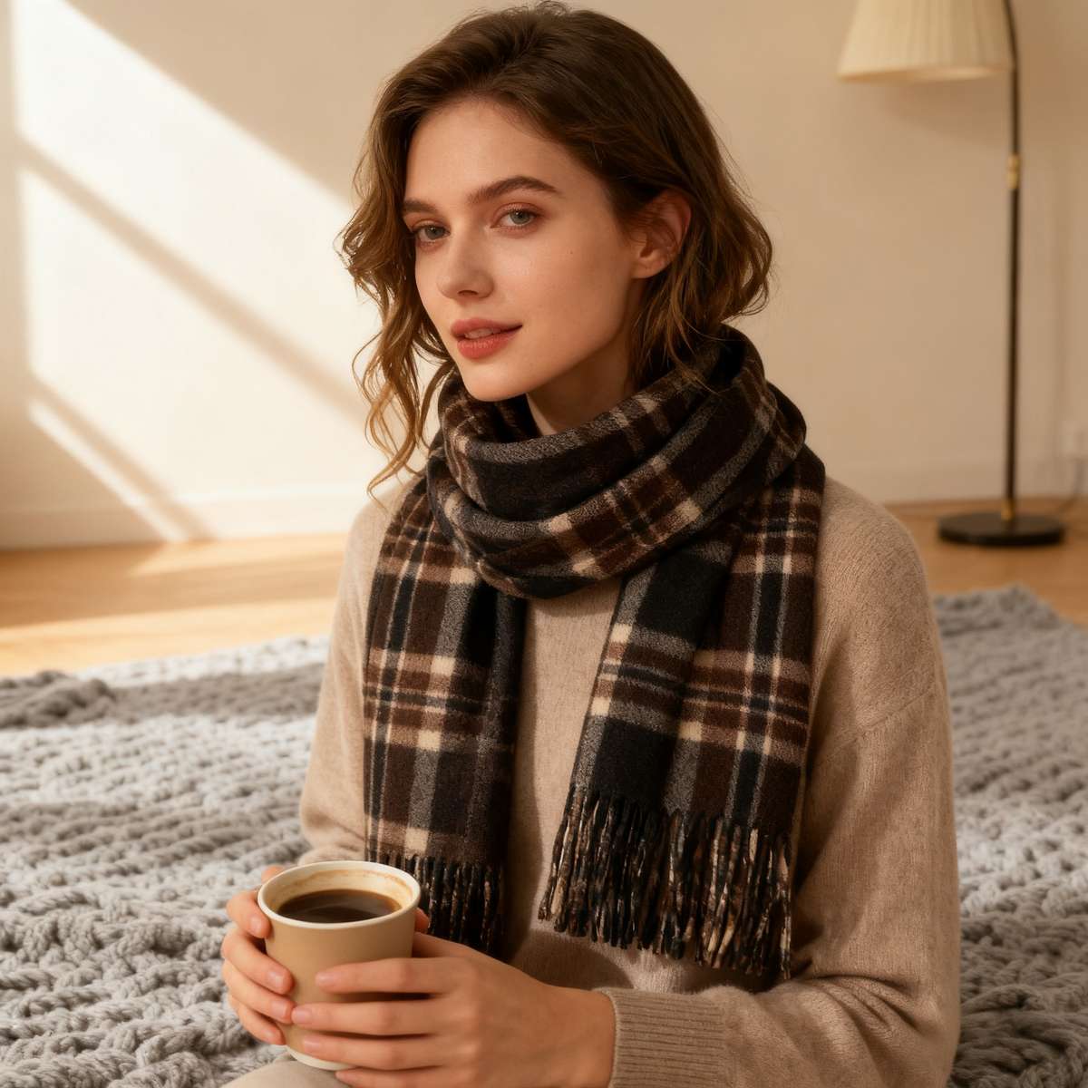 Scarf Color Red
