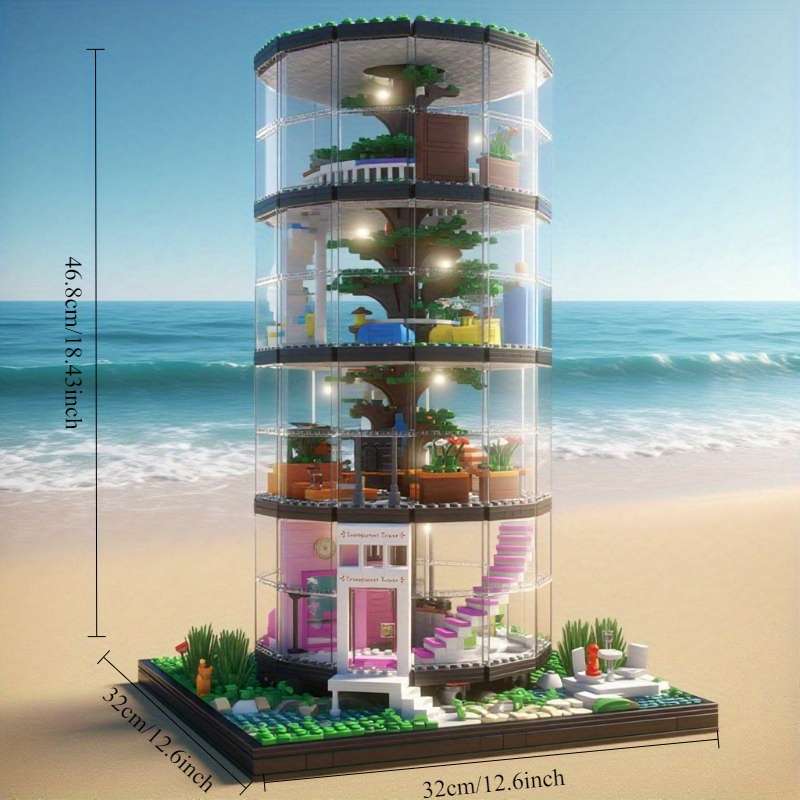 3D Building Model Puzzle Set Model Yx 16013