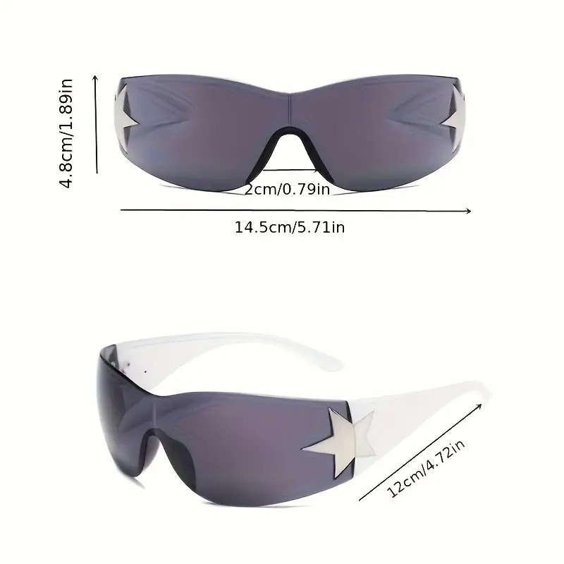 Glasses Color Black Pink White 3Pc