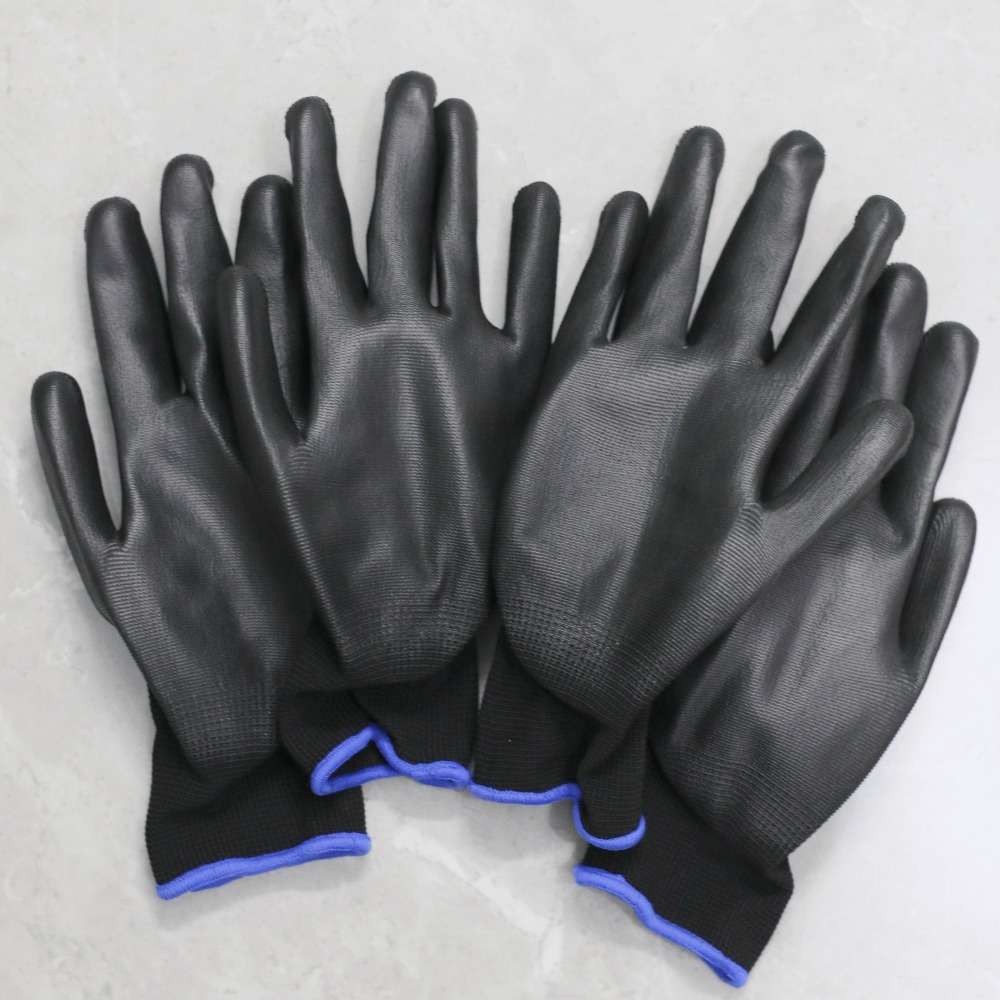 Work Gloves Color Plus Size  Yellow Trim Quantity2 Pairs