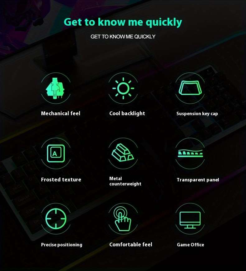 keyboard color Black