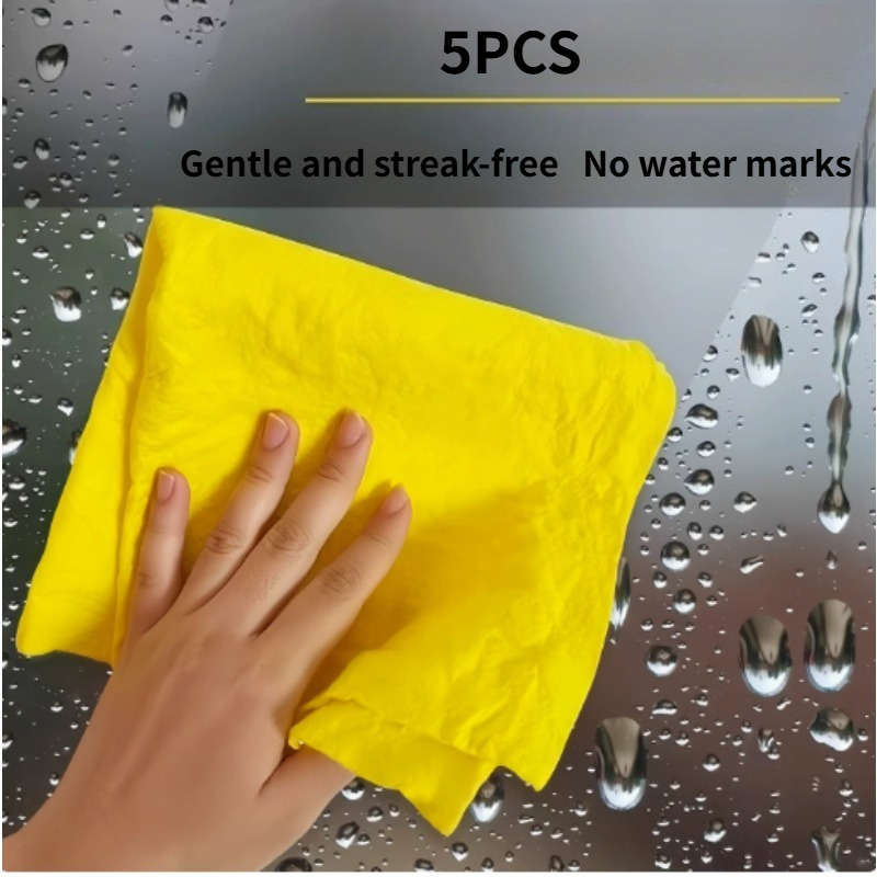 Rag Color Yellow Size 5Pcs