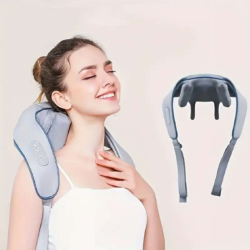Portable 3D Heating Massage Shawl With Acupoint Low Voltage