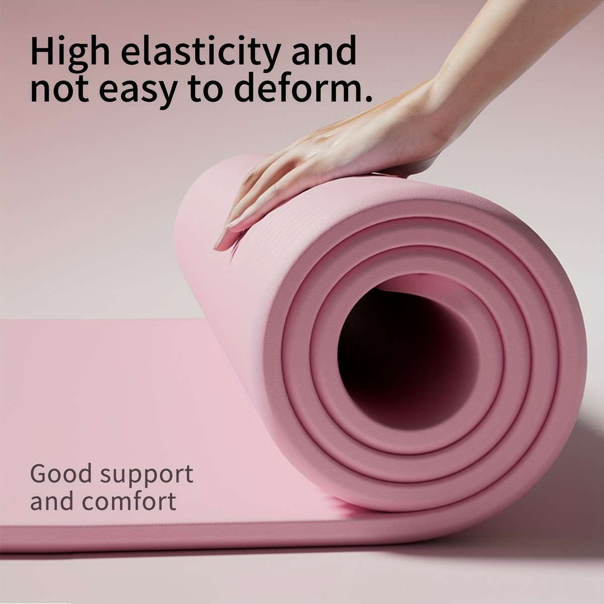 Yoga Mat 0.5Cm Black Items Light Luxury