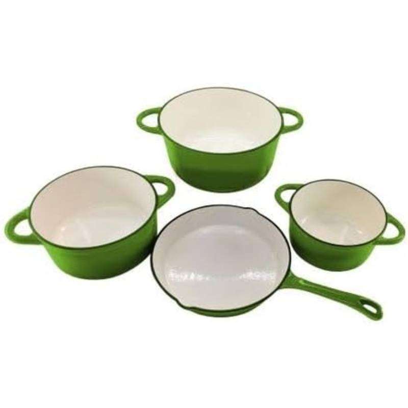 7-Piece Authentic Cast Iron Dutch Cookware Set