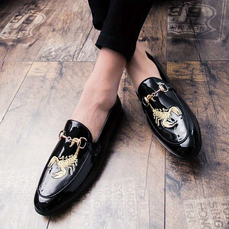 Mens Leather Shoes Color Black Sizeuk 7