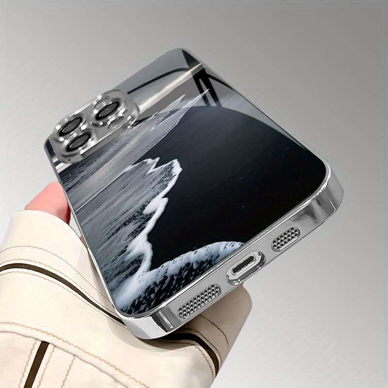 1Pc Mixed Color  For iPhone X Nature Night Beach Phone Case