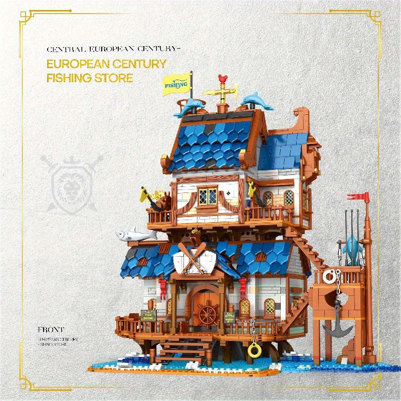 3D Building Model Puzzle Set Model Zz 66007
