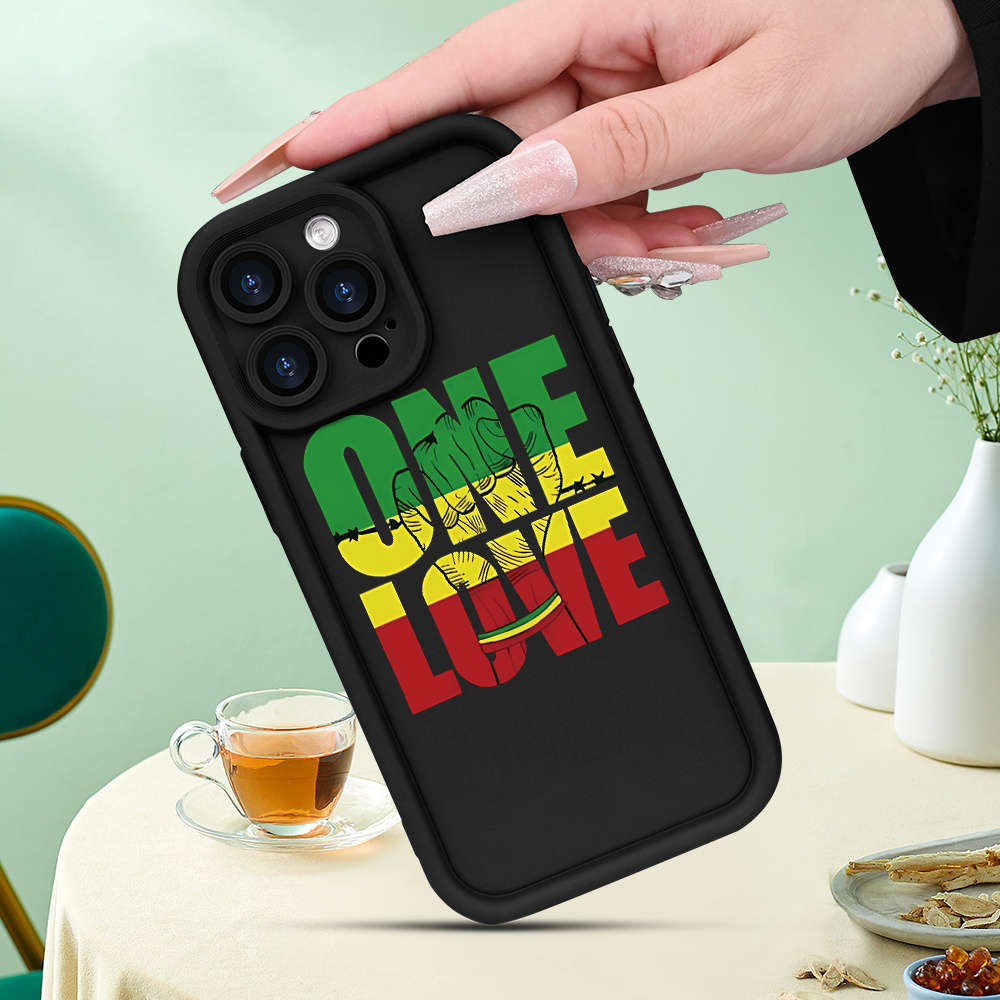 1Pc Black For iPhone 13 Mini Creative And Trendy Phone Case