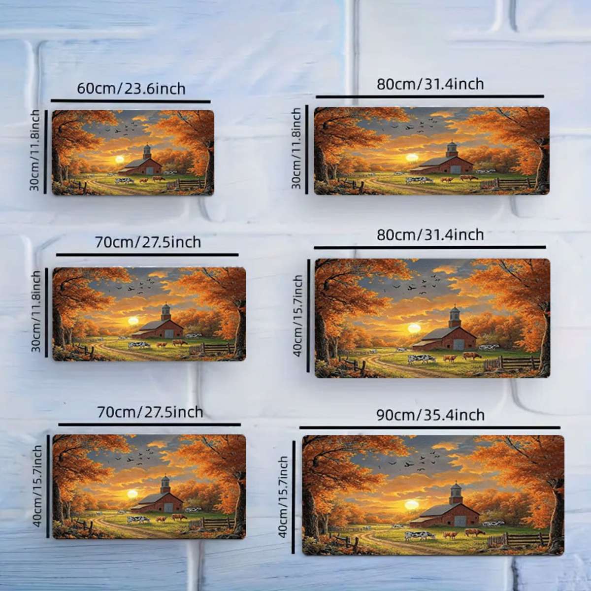 Mouse Pad Size 40X80Cm-15.7X31.4