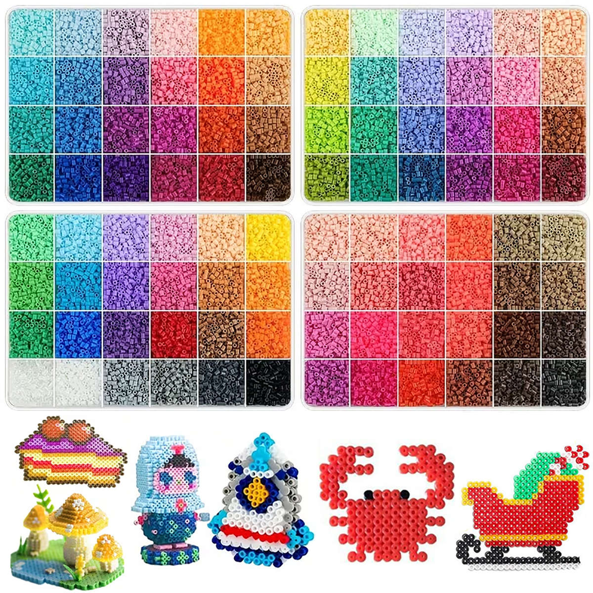 Perler Bead Set 4 Piece 2.6Mm Polished Bean Set