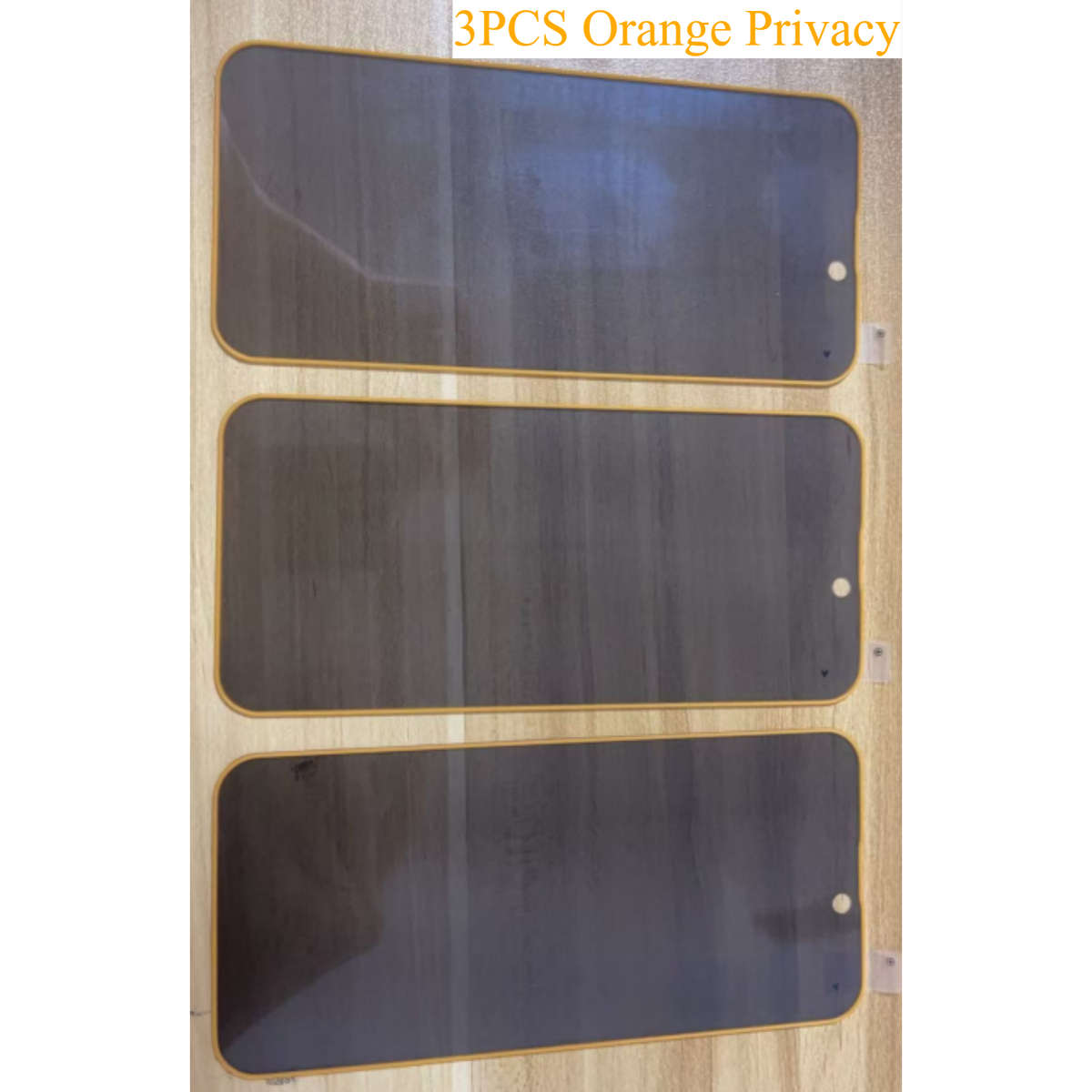 Screen Protector Color 3Pcs Orange Privacy Compatible Model Iphone 13