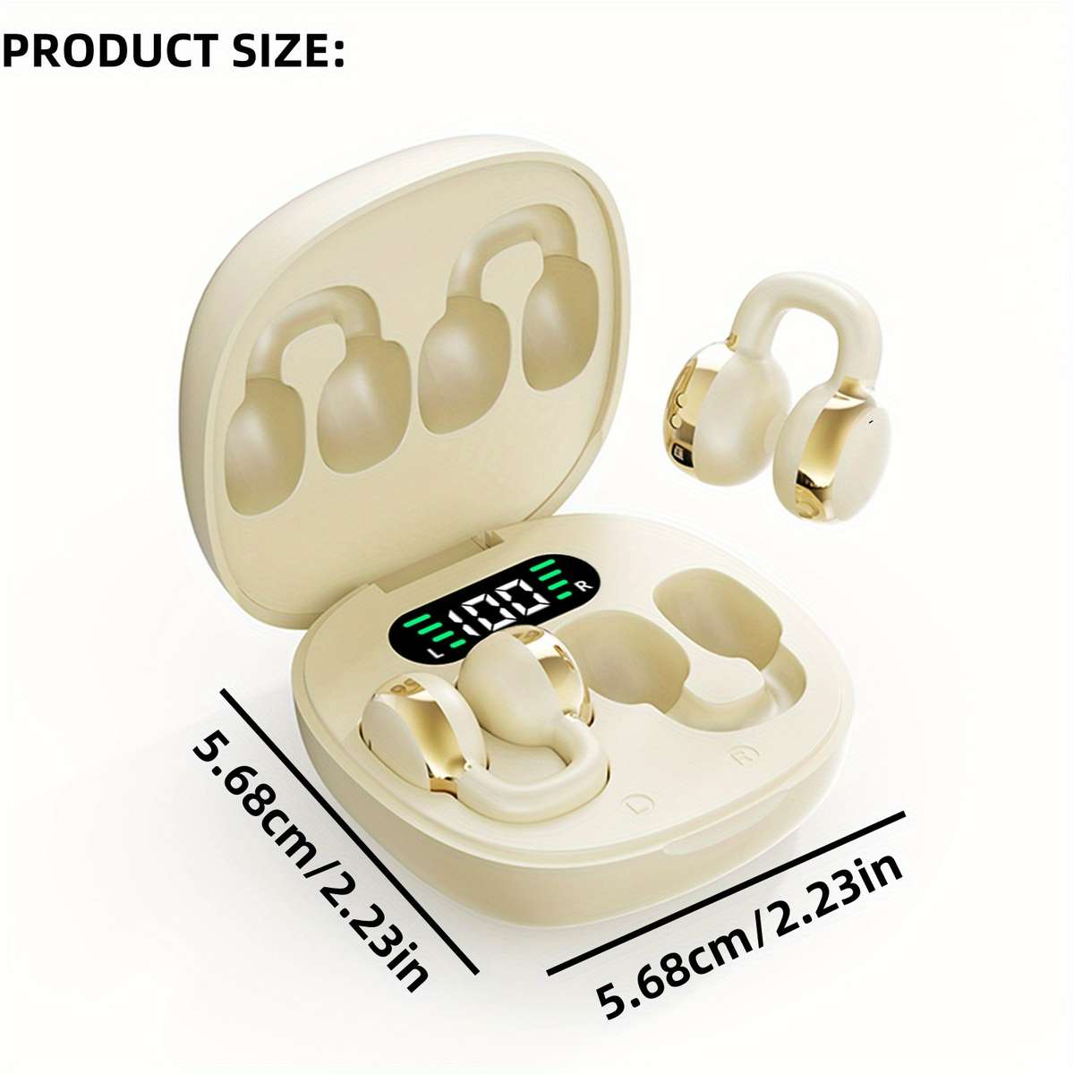 Rechargeable Wireless Earbuds Headphones Headset
