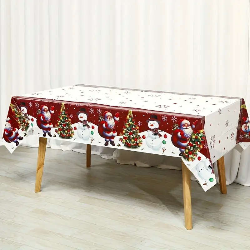 Christmas Tablecloth Color Mixed Color Quantity 2Pcs