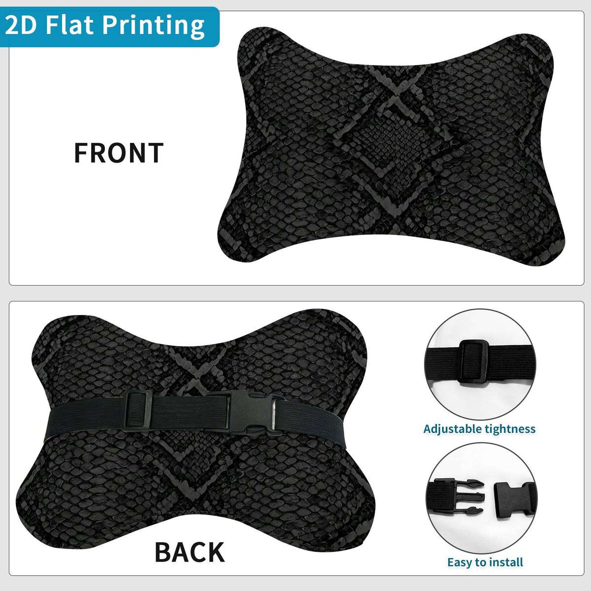 Car Seat Cushion 18*26Cm 7*10Inch Quantity 2Pcs