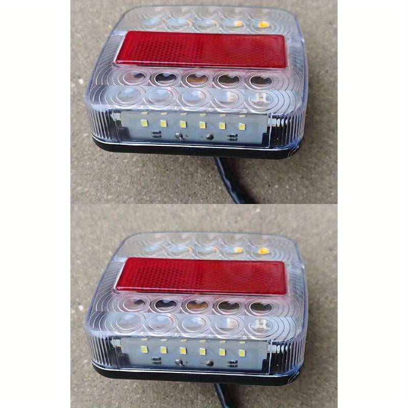 Car Lights Items Red Cover Quantity 2Pcs
