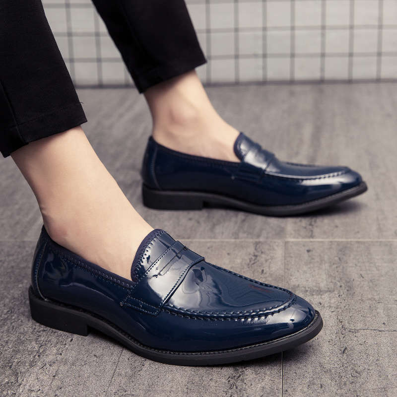 Mens Leather Shoes Color Black Sizeuk 7