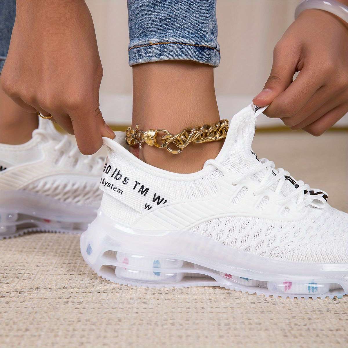 Women S Sneakers Color White Sizeuk 3