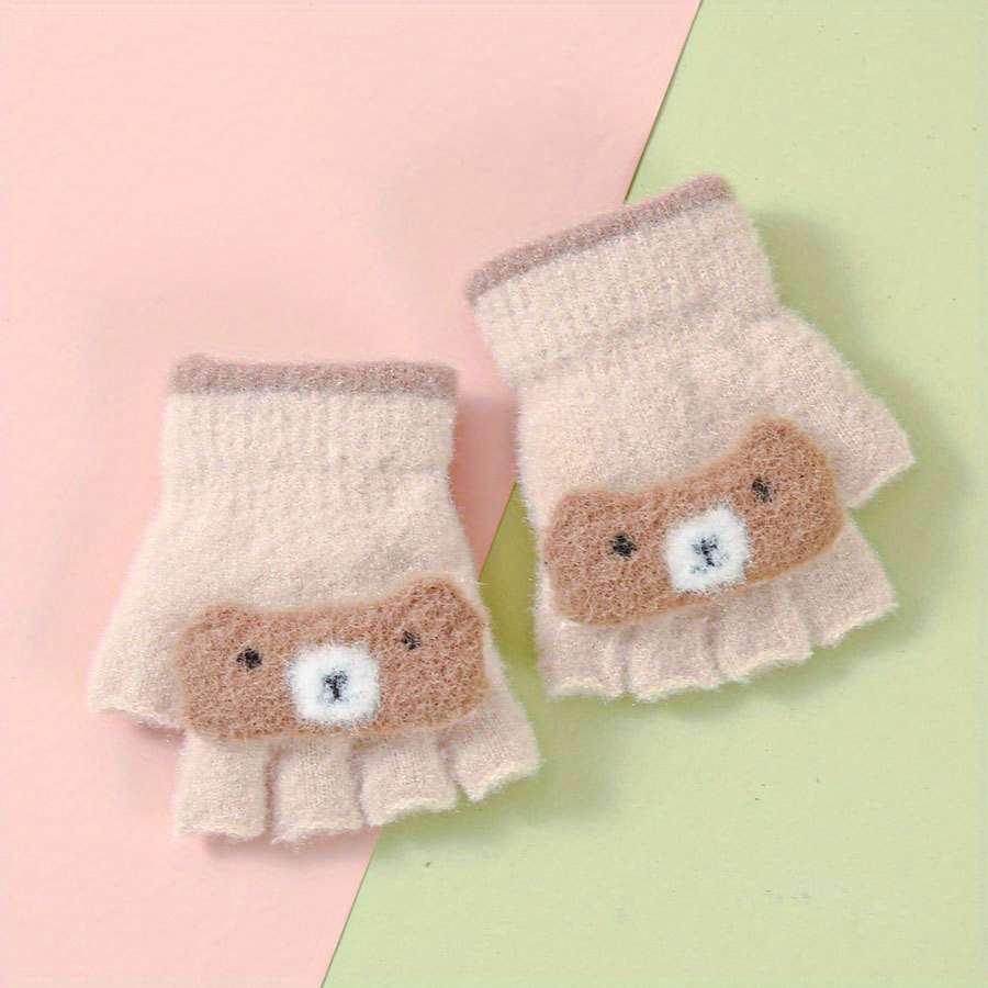 Winter Gloves Color Grey Size 1 To 4Y