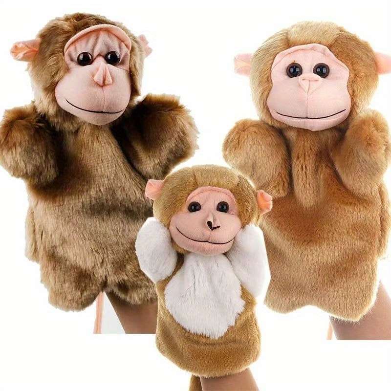 Plush Toyss color Monkey Hand Puppet Quantity 1pc
