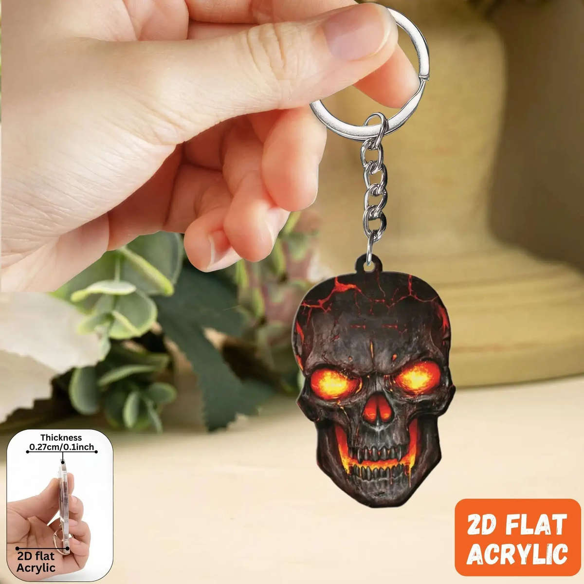 Keychain Ornament Quantity 6 Pieces