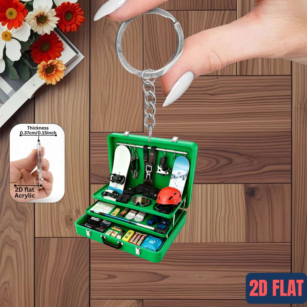 Keychain Ornament Items Orange
