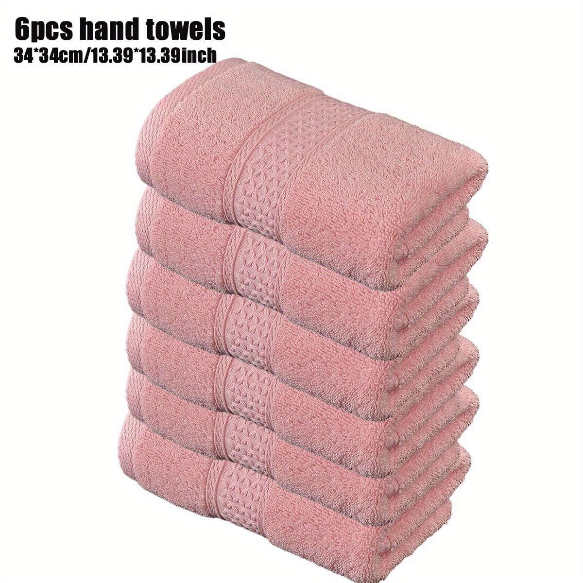 Towel Items 6Piece Sky Blue Square Scarf