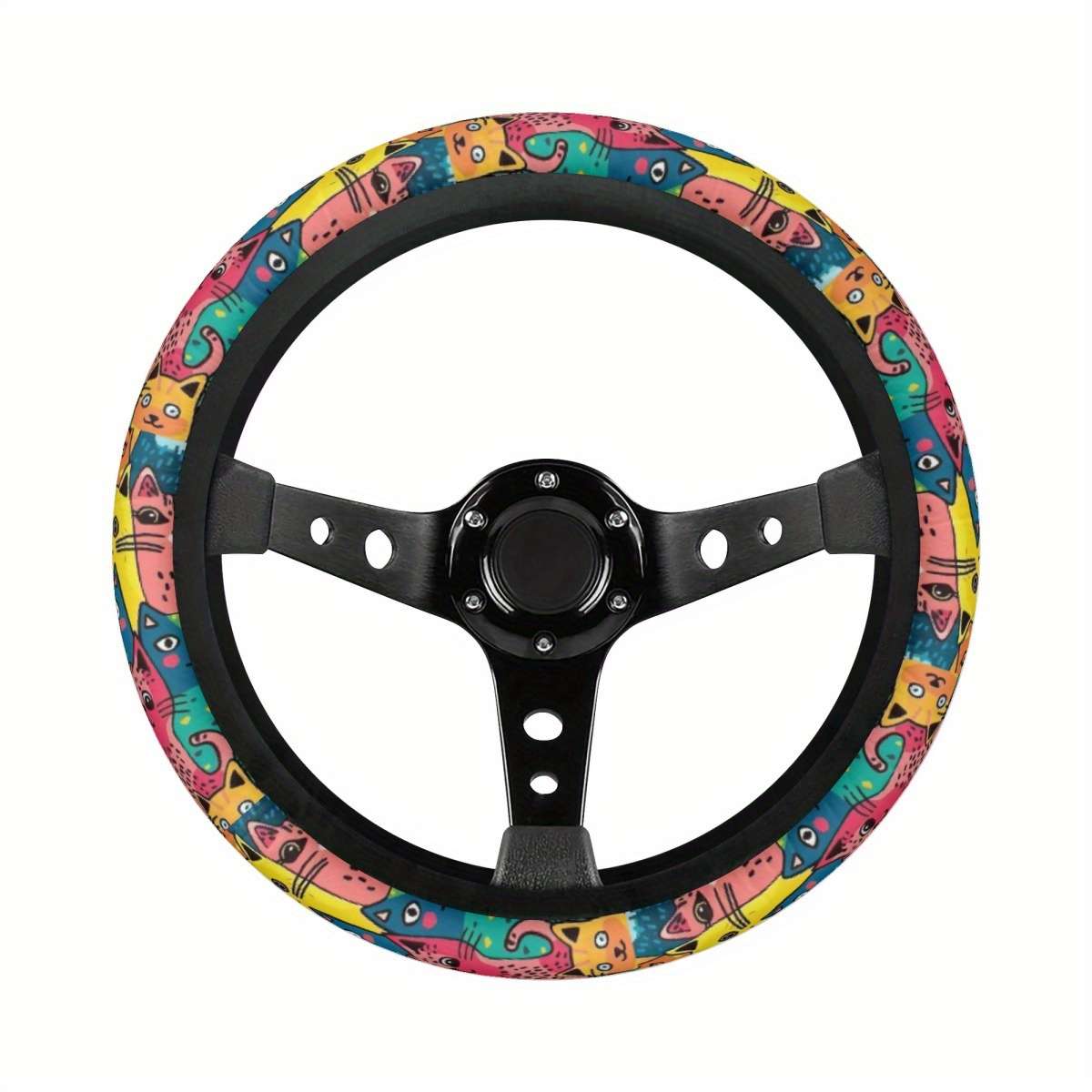 Car Steering Wheel Cover One Size