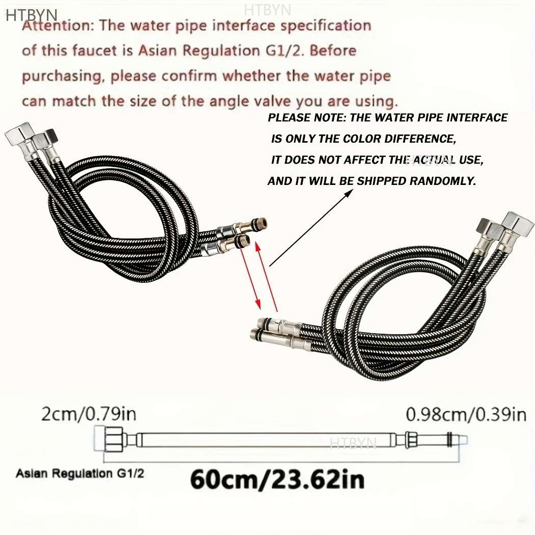 Faucet Plating Storage With 60Cm Hose G1 2