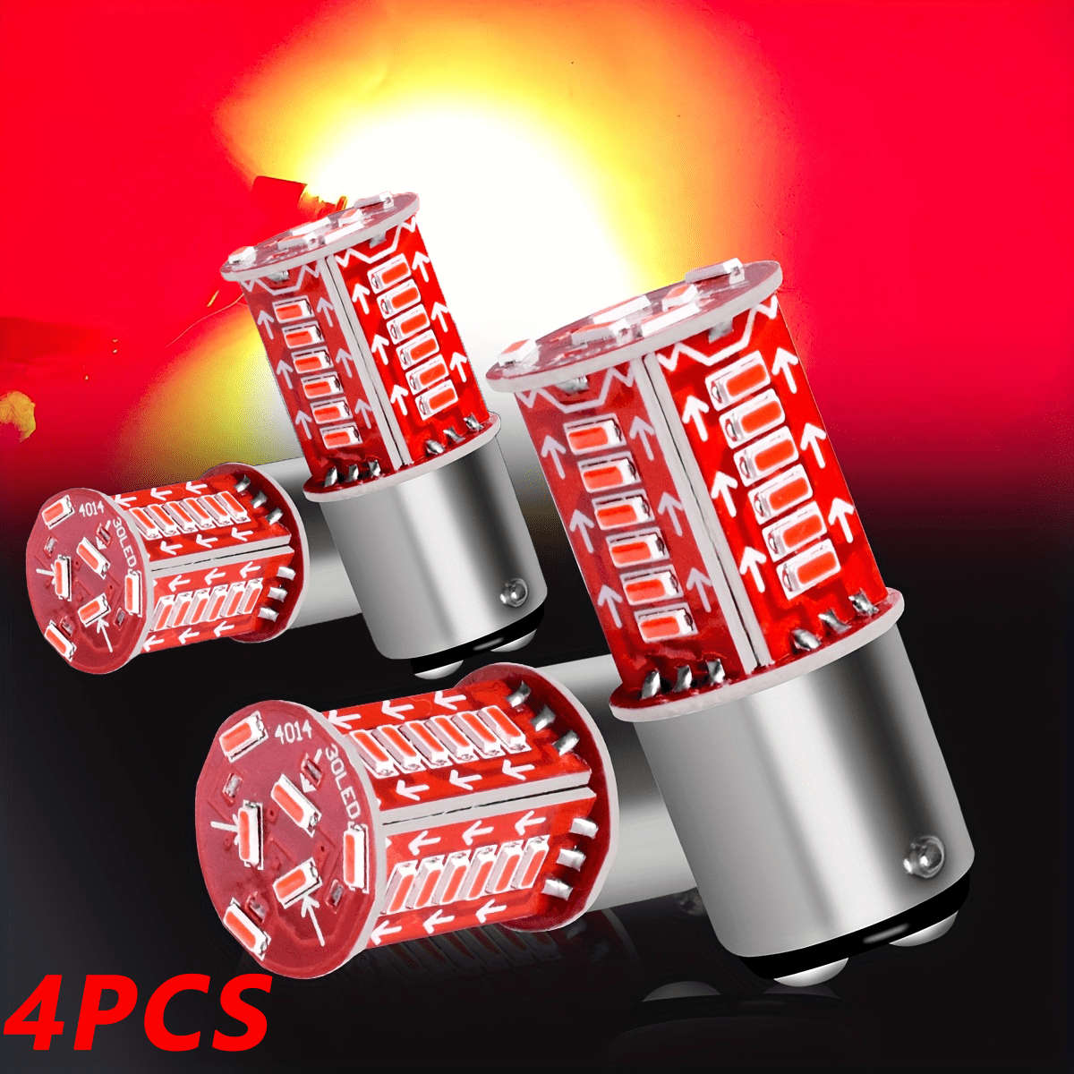 Car Lights Color Red Quantity 4Pcs