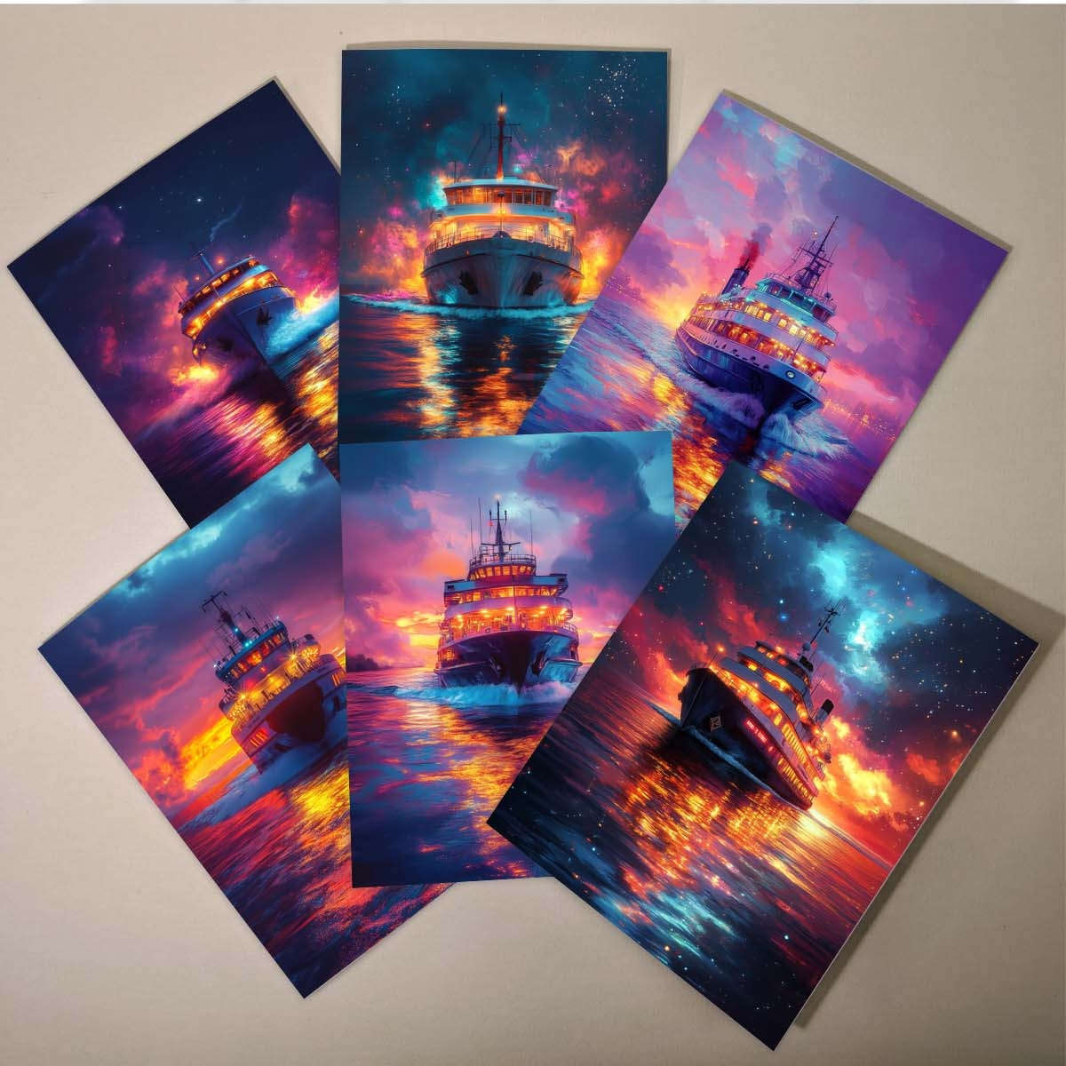 Greeting Cards Quantity 6Pcs
