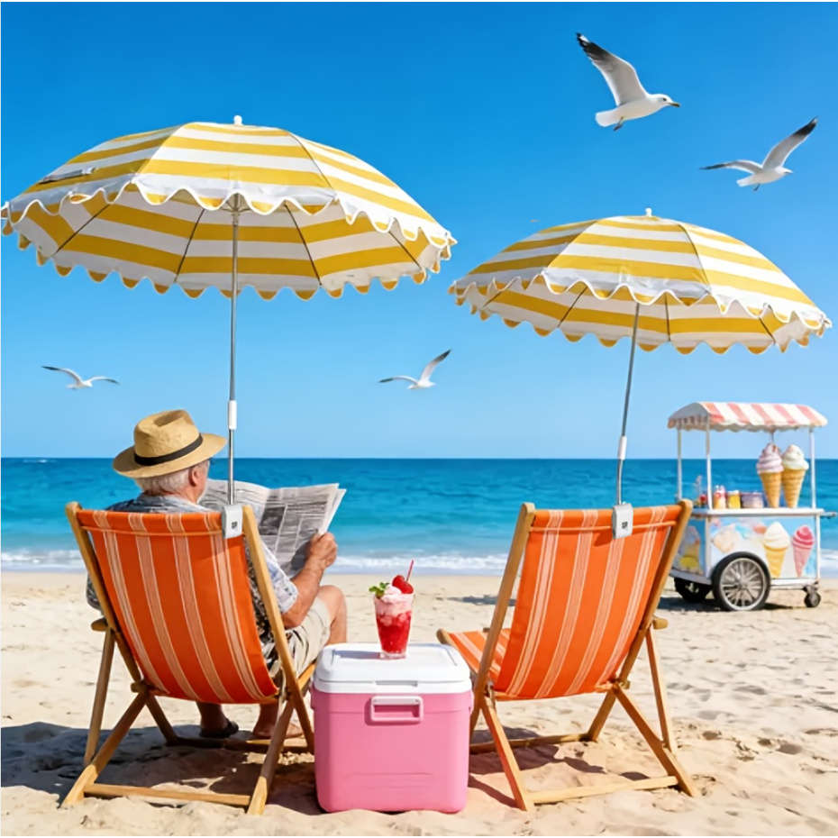 Umbrella Model Wavy Blue  Storage Bag